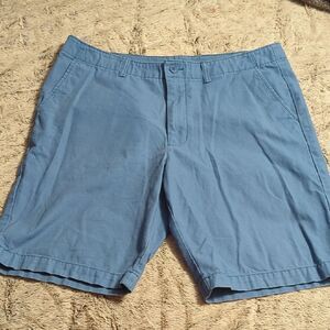 Men's Blue old Navy Flat Panel Cargo Golf Shorts 36